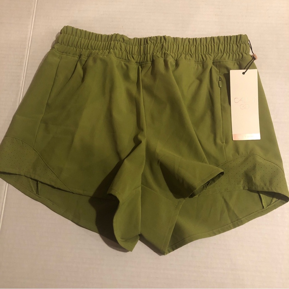 Calia Women’s Size XXS Infinity Mid-Rise Running Shorts Inner Brief Green